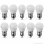 Lot de 10 ampoules LED 4W blanc chaud puissante professionnelle