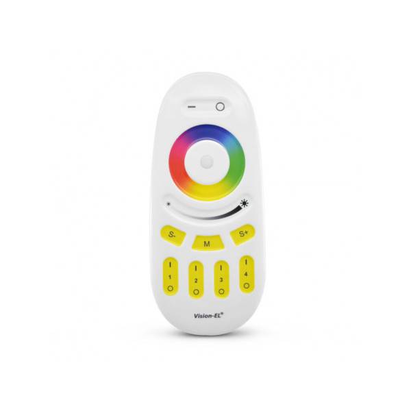 télécommande RGB-W 4 zones radio fréquence pour luminaire LED