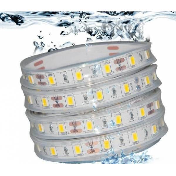 Bandeau lumineux led blanc froid 50 mètres extérieur professionnel