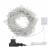 Guirlande stalactite effet chute de neige 4 mètres H120cm 480 LED blanc chaud câble blanc 230 V transformateur