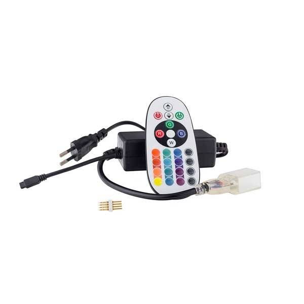 Néon flexible led RGB au mètre professionnel dimmable extérieur IP44 télécommande RGB