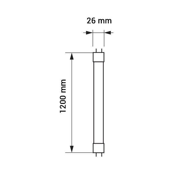 Tube Néon LED T8 120cm blanc froid 6000k 18W garantie 5 ans PRO