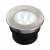 Spot de sol encastrable LED 1W IP67 rond blanc froid Inox 12V Garden Pro professionnel