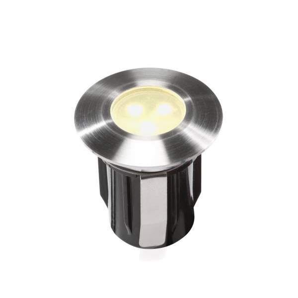 Spot extérieur encastrable LED 0,5W IP67 blanc chaud Inox 316 12V Garden Pro professionnel