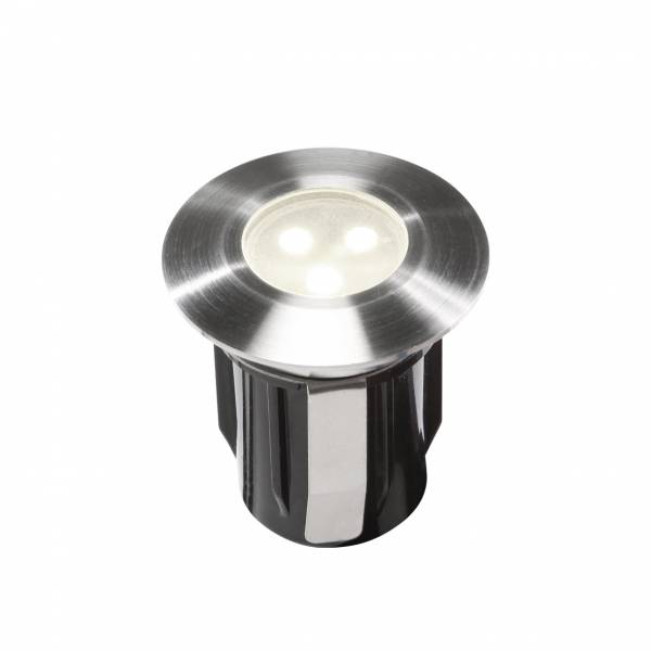 Spot encastrable LED 0.5W IP67 blanc Inox 316 12V Garden Pro professionnel