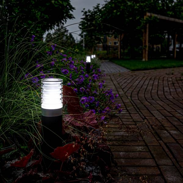 Borne lumineuse extérieure connectée intelligente H40cm LED RGB + blanc 5W 12V Garden Pro