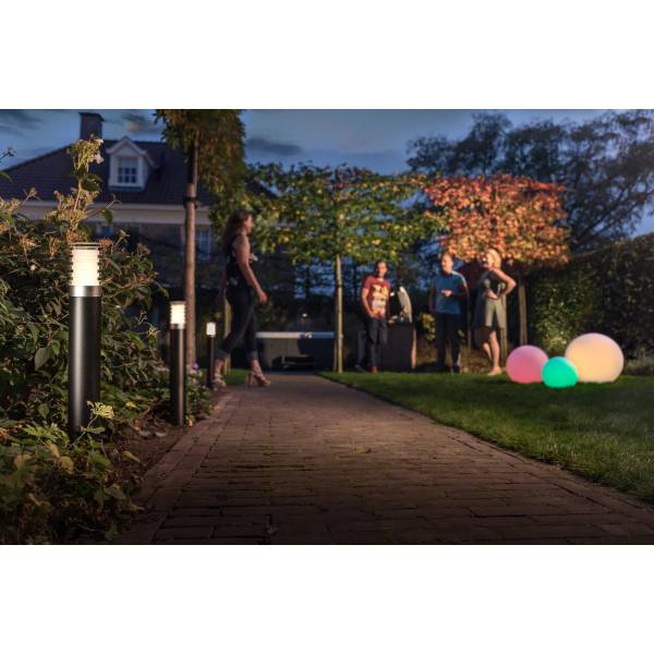 Boule lumineuse extérieur 50CM blanche LED 4W RGB IP44 12V Garden Pro