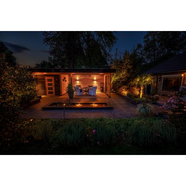 Spot sur pied LED extérieur connecté intelligent 5W RGB + blanc 12V Garden Pro