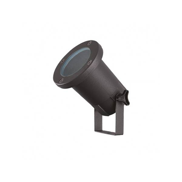 Spot piquet extérieur LED noir IP65 230V aluminium GU10 Visionpro projecteur jardin