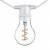 Guirlande Guinguette 36V basse tension 5M 10 ampoules LED E27 blanc chaud