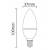 Ampoule LED E14 C37 6W 500 lumens 4000k blanc neutre dimensions salon chambre bougie