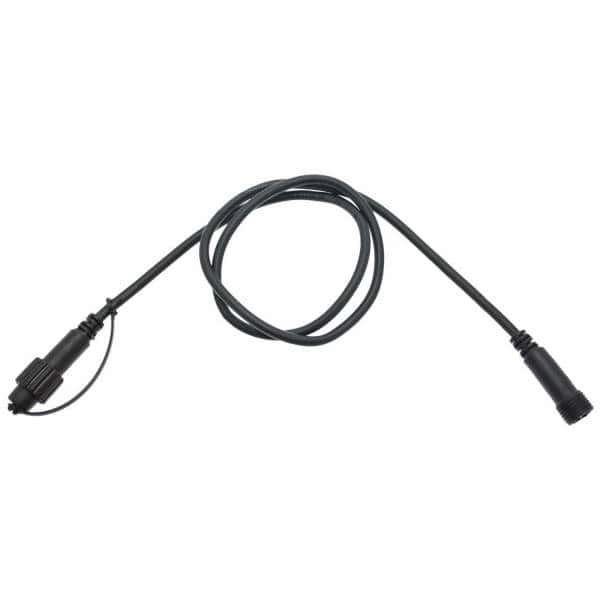 Rallonge 1M câble d'extension noir 230V pour guirlande ILLUPRO