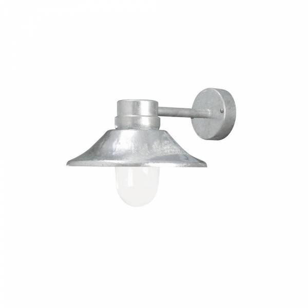 Applique murale Vega Steel IP54 galvanisée 700 lumens blanc chaud 3000k 8W dimmable professionnelle Konstsmide 