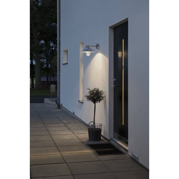 Applique murale extérieur dimmable Vega blanche 8W moderne LED IP54 3000K professionnelle Konstsmide