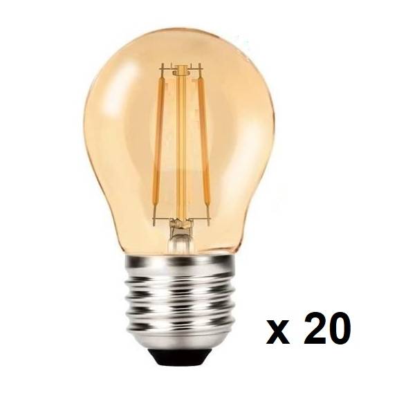 Guirlande lumineuse 10m 20 ampoules vintages extérieur prolongeable