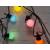 Extension guirlande guinguette 6M 20 lampes LED pastels multicolores prolongeable IP44 Professionnelle Elume