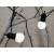 Guirlande lumineuse guinguette 18M 30 globes LED blanc froid IP44 extensible pas chère Elume