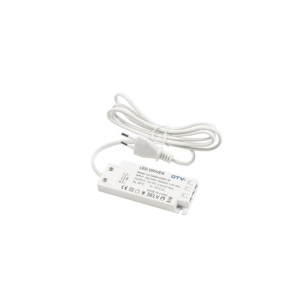 Alimentation 12V 9W GTV easy clic mini AMP 9W 3 connecteur 0.7a ampère