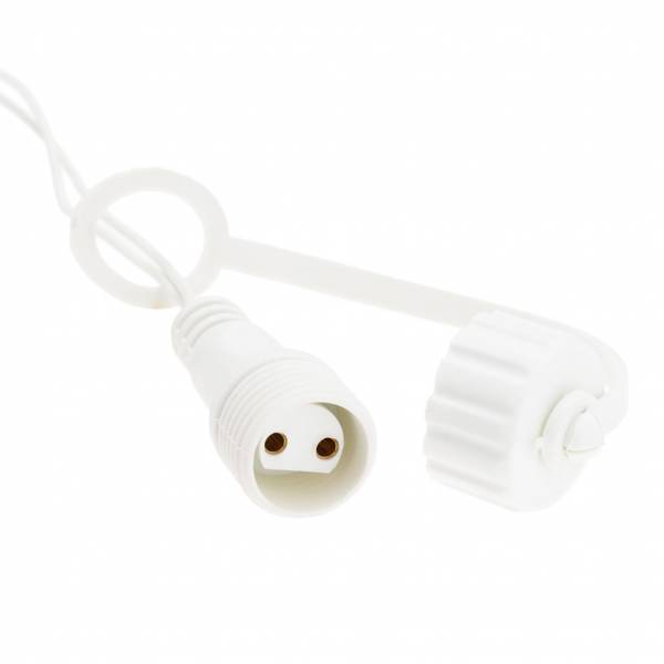 Filet lumineux 2X1 Mètres 120 LED blanc froid prolongeable 31V câble blanc IP44 SMART Connect Lotti