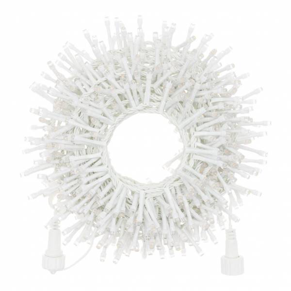 Guirlande lumineuse Boa D6cm 10M 500 LED blanc chaud extensible câble blanc IP44 31V SMART Connect Lotti