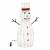 Bonhomme de neige lumineux 3D H90cm 180 LED blanc froid 8 jeux lumières IP44 SMART Connect Lotti 31V