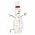 Bonhomme de Neige 3D H120cm 260 LED blanc froid 8 jeux lumières IP44 SMART Connect Lotti 31V