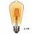 Guirlande guinguette vintage 15M 15 lampes LED ambré extensible