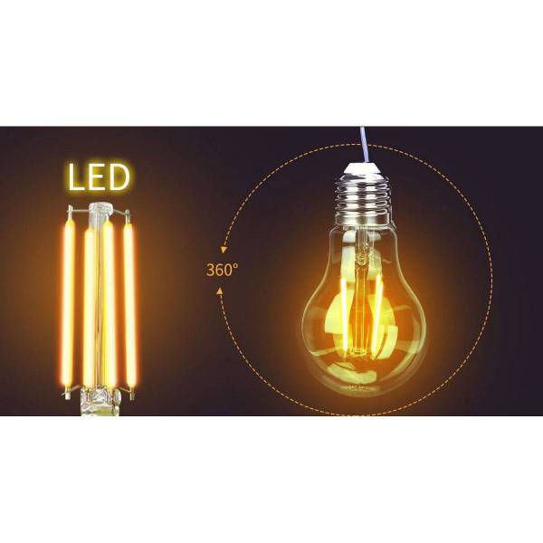 Guirlande guinguette 15M 15 ampoules LED vintage 2200K prolongeable