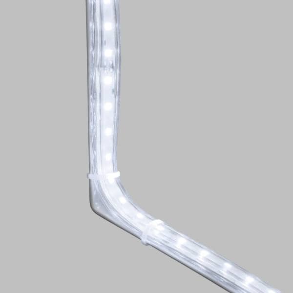 Etoile lumineuse 30CM 96 LED blanc froid flash extérieur IP44