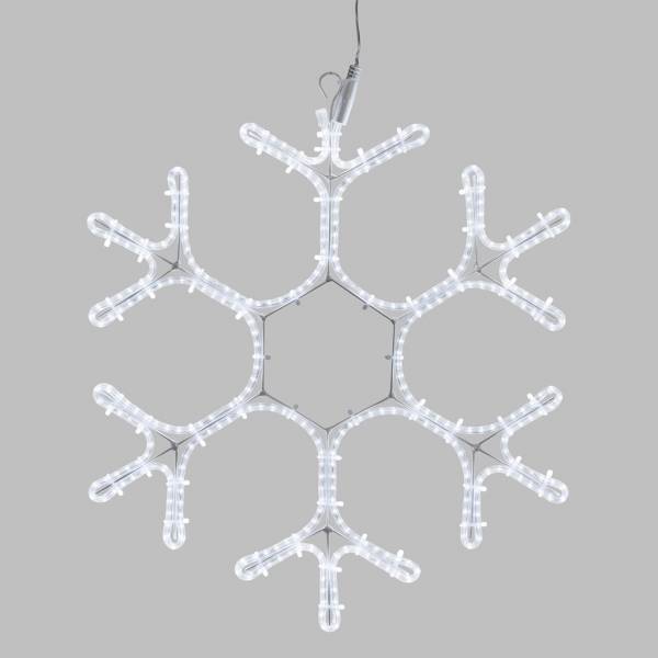 Flocon de neige lumineux 50CM 384 LED blanc froid flash extérieur