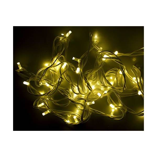 Guirlande lumineuse 20M classic line Leblanc 200 LED jaune et blanc froid scintillante 230V câble blanc PRO extérieur