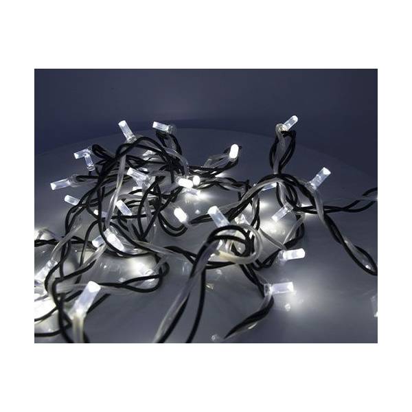 Guirlande lumineuse extérieur IP44 20M classic'line 200 LED blanc froid scintillant 230V Leblanc Chromex