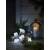 Lot de 5 petits ours polaires lumineux acrylique 40 LED blanc froid IP44 câble blanc Konstsmide