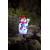 Petit bonhomme de neige lumineux multicolore acrylique 38cm 48 LED blanc froid IP44 24V Konstsmide