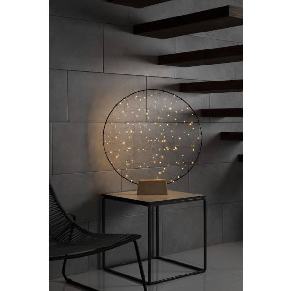 Cercle lumineux avec filament à poser 64cm 160 micro-LED ambré Konstsmide