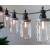 Guirlande lumineuse guinguette bocaux d'Antan La Parfaite 2M 8 LED blanc chaud vintage Leblanc Chromex