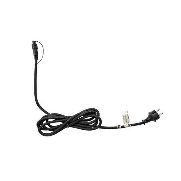 Câble d'alimentation noir 1,5m pour guirlande 230V Leblanc Chromex