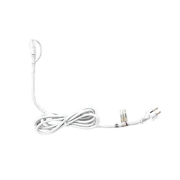 Câble d'alimentation blanc 1,5m pour guirlande 230V Leblanc Chromex