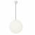 Suspension boule 40CM guinguette E27 plastique blanc IP44 extérieur