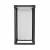 Applique murale LED lanterne rectangle gris anthracite 9W blanc chaud 3000K extérieur IP65 professionnelle