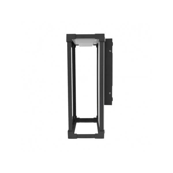 Applique murale LED lanterne rectangle gris anthracite 9W blanc chaud 3000K extérieur IP65 professionnelle