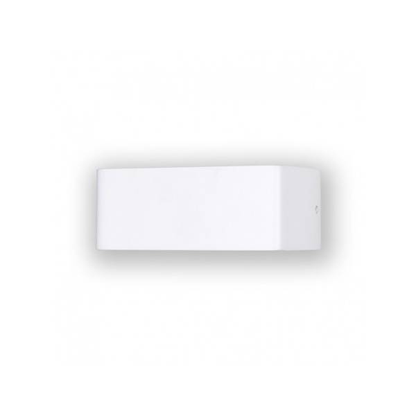 Applique murale LED éclairage haut et bas rectangulaire blanc 6W blanc chaud 3000K