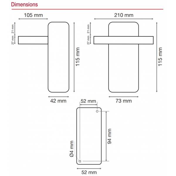 Applique LED extérieure éclairage bas blanche IP65 blanc chaud 3000K 1100lm 12W professionnelle