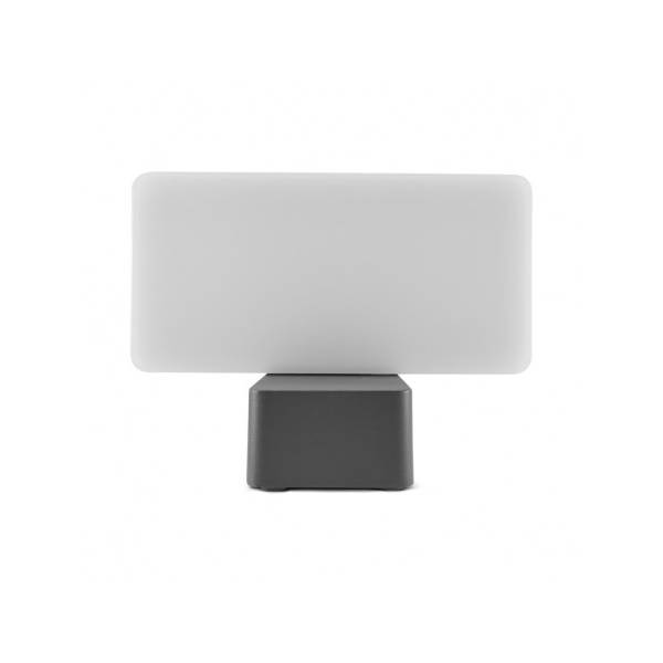 Applique LED extérieure éclairage bas gris anthracite IP65 blanc chaud 3000K 1100lm 12W professionnelle