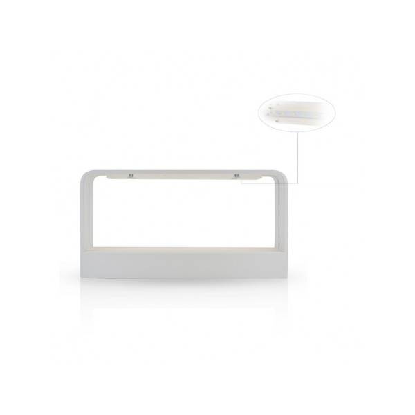 Applique murale LED Design rectangle blanc 6W blanc chaud 3000K 545lm professionnelle