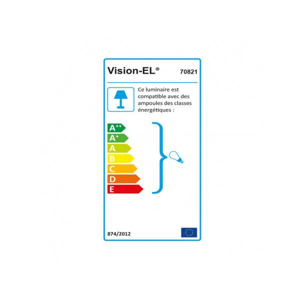 Potelet borne extérieure pour jardin inox 304 E27 45CM polycarbonate blanc professionnelle