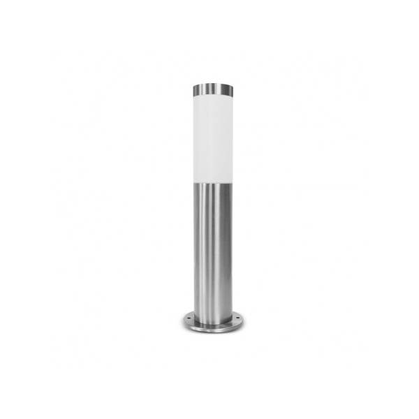 Potelet borne extérieure pour jardin inox 304 E27 45CM polycarbonate blanc professionnelle