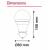 Ampoule LED B22 A60 blanc dépoli 10W blanc chaud 3000K plastique 850Lm