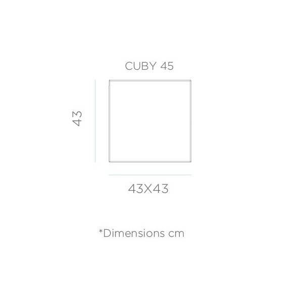 Cube lumineux exterieur solaire ou rechargeable CUBY 45 blanc LED RGBW 128 couleurs IP65 sans fil