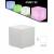 Cube lumineux exterieur solaire ou rechargeable CUBY 32 blanc sans fil LED RGB+W 128 couleurs IP65